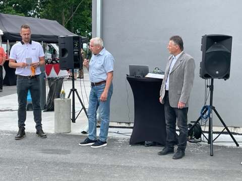 Slavnostní otevření posklizňové linky spol. Agra Březnice a.s. — fotografie 3