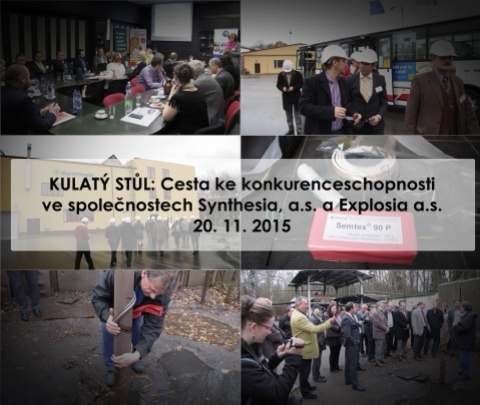 Setkání podnikatelů v prostorách společností Synthesia, a.s. a Explosia a.s. — fotografie 7